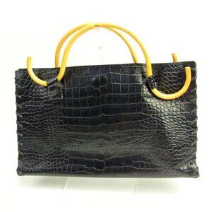 Samantha Thavasa Tote bag Black Beige Woman Authentic